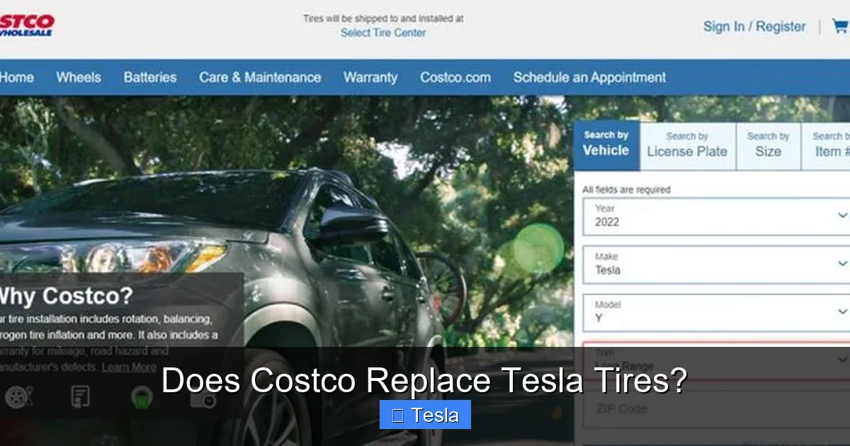 Does Costco Replace Tesla Tires?