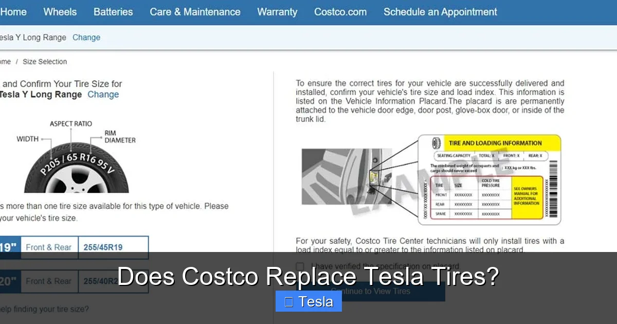 Does Costco Replace Tesla Tires?
