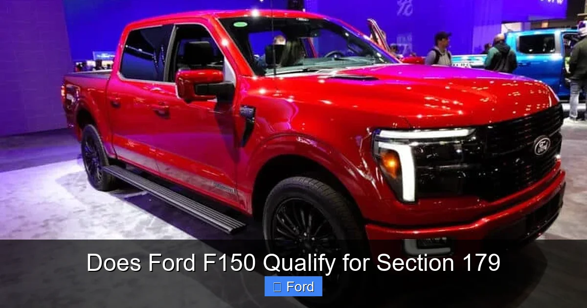 Does Ford F150 Qualify for Section 179