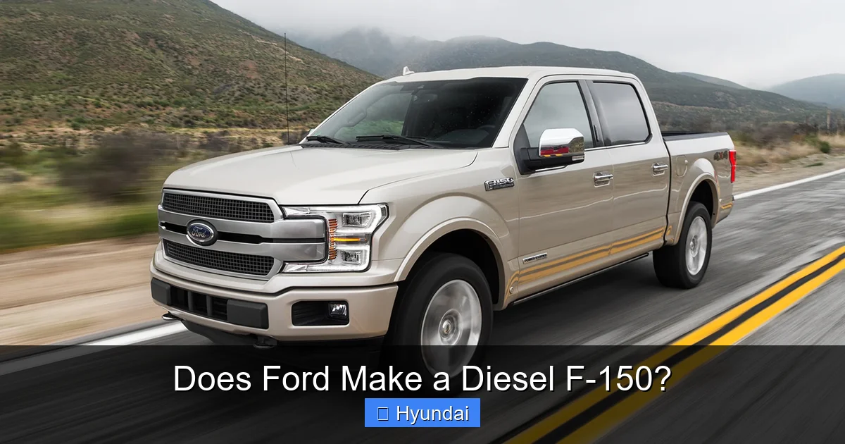 Does Ford Make a Diesel F-150?