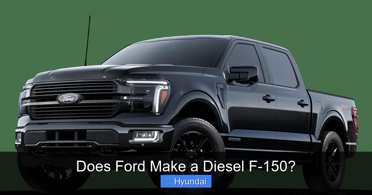 Does Ford Make a Diesel F-150?
