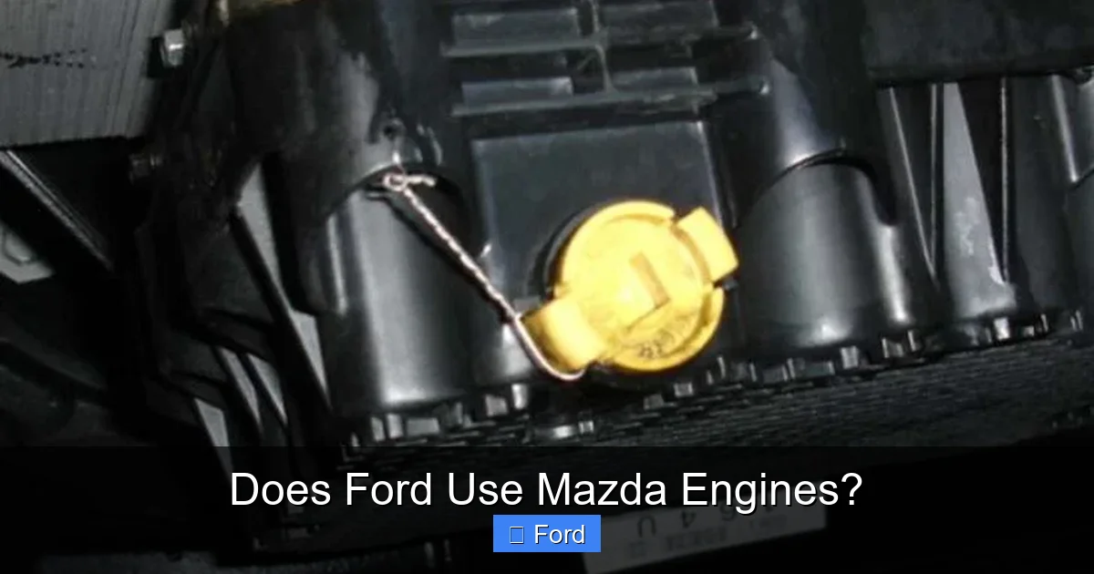 Does Ford Use Mazda Engines?