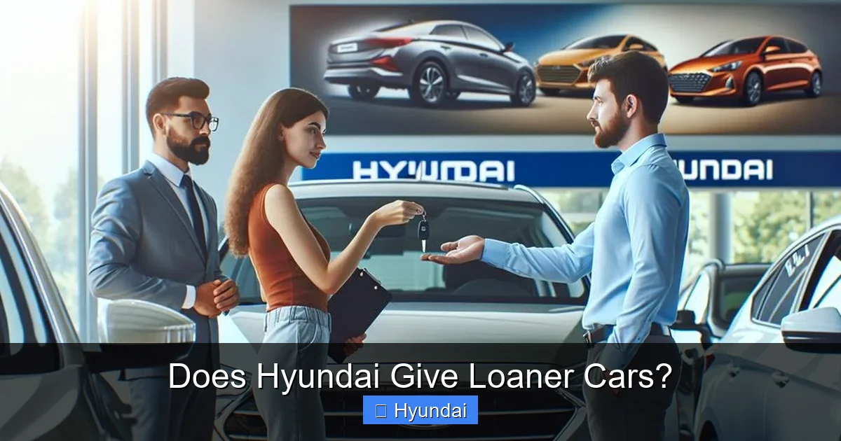 Does Hyundai Give Loaner Cars?