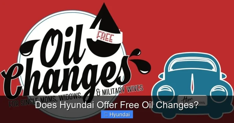 Does Hyundai Offer Free Oil Changes?