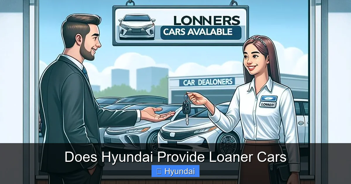 Does Hyundai Provide Loaner Cars