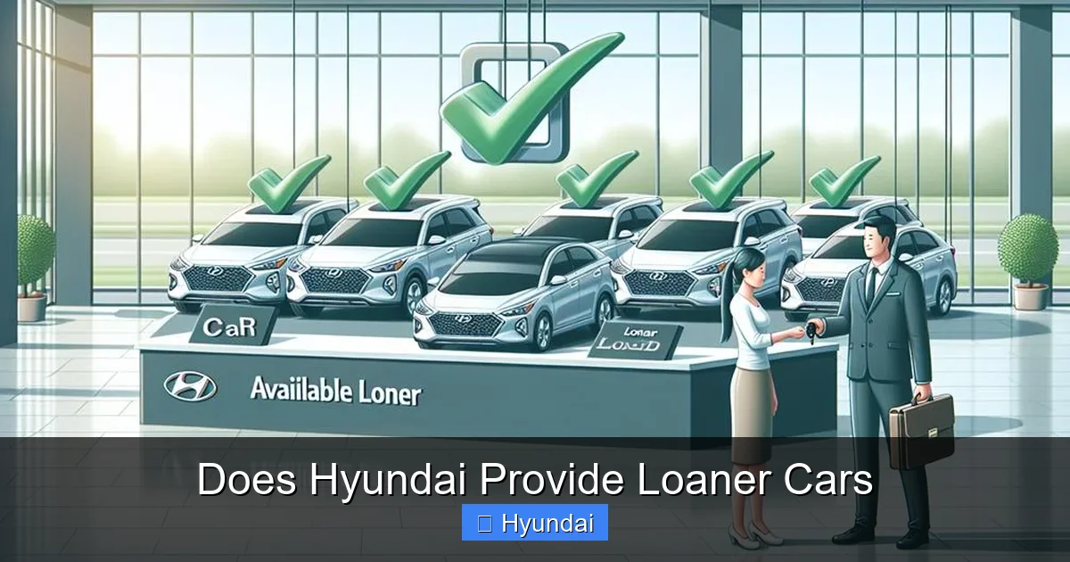 Does Hyundai Provide Loaner Cars