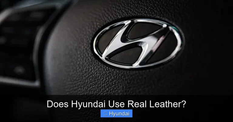 Does Hyundai Use Real Leather?
