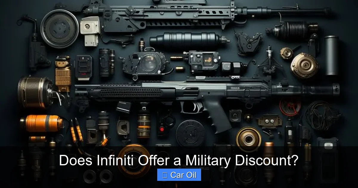 Does Infiniti Offer a Military Discount?