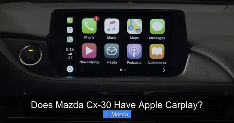 Does Mazda Cx-30 Have Apple Carplay?