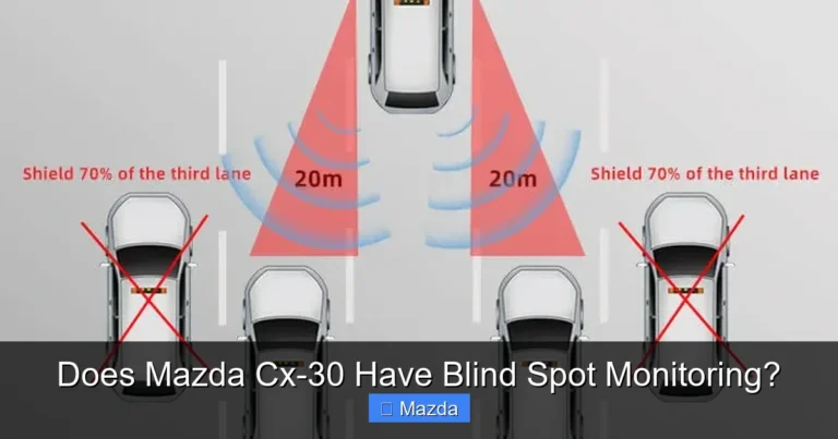 Does Mazda Cx-30 Have Blind Spot Monitoring?