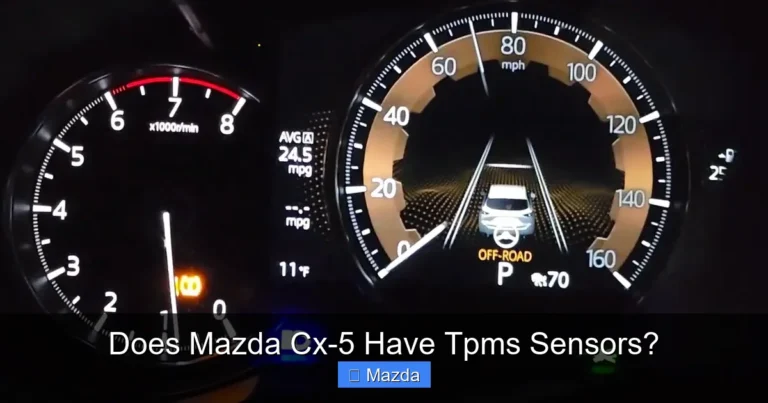 Does Mazda Cx-5 Have Tpms Sensors?