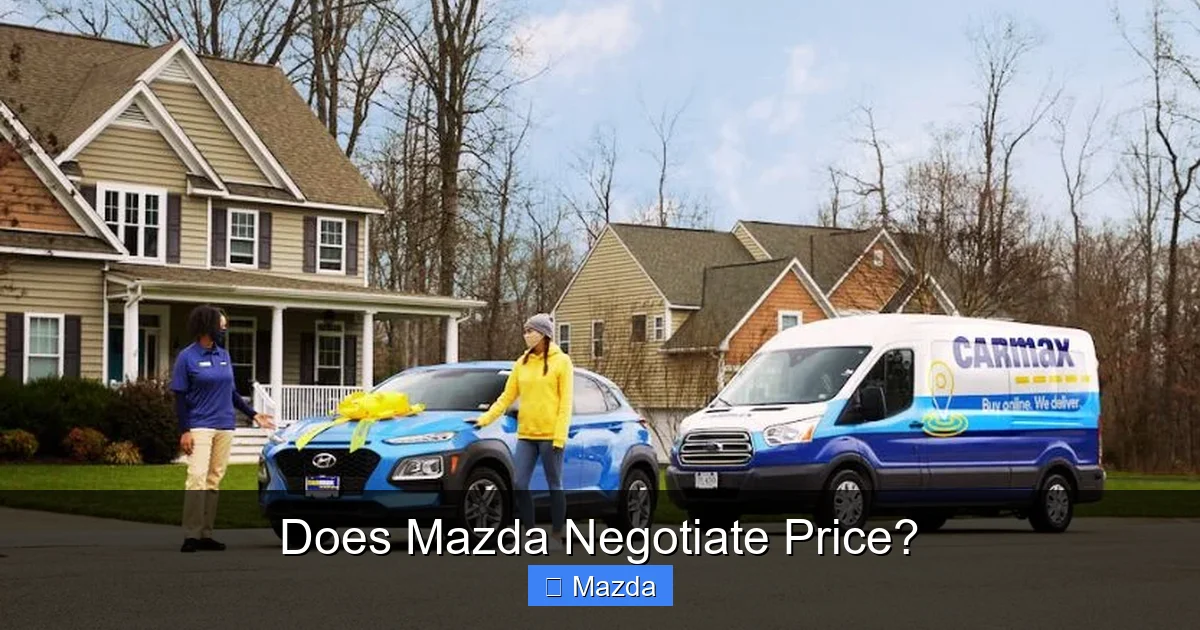 Does Mazda Negotiate Price?