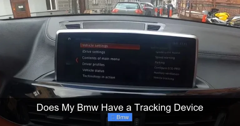 Does My Bmw Have a Tracking Device