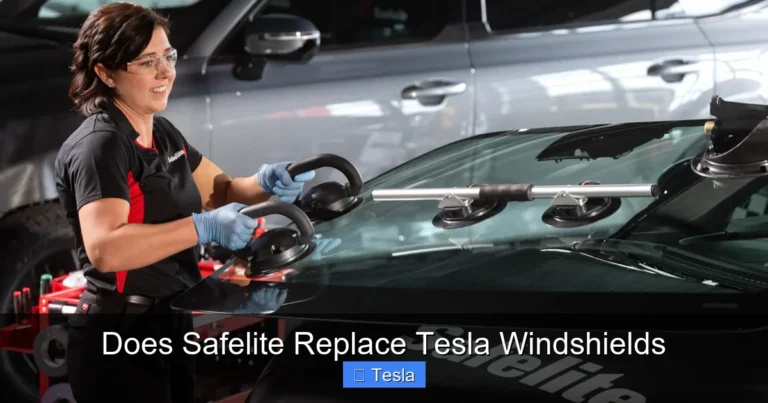 Does Safelite Replace Tesla Windshields