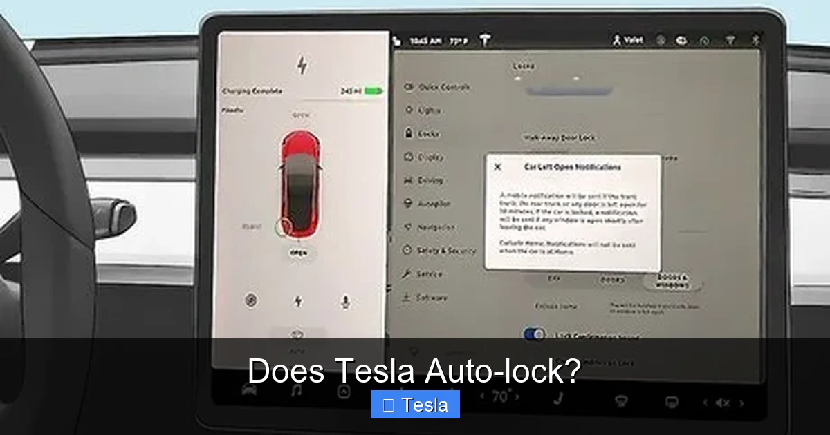 Does Tesla Auto-lock?