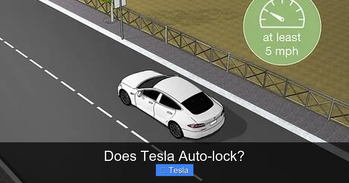 Does Tesla Auto-lock?