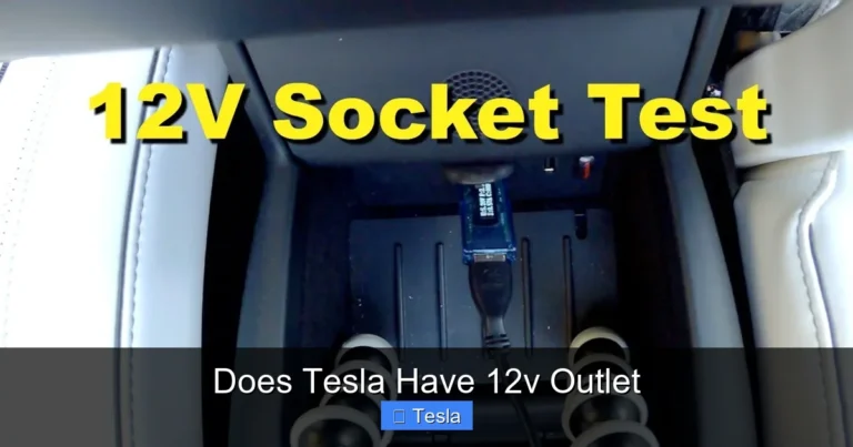 Does Tesla Have 12v Outlet