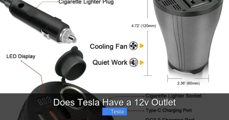 Does Tesla Have a 12v Outlet