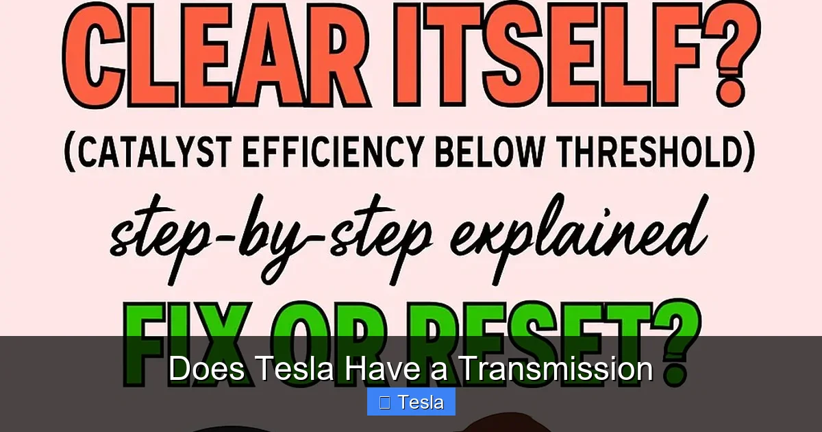 Does Tesla Have a Transmission