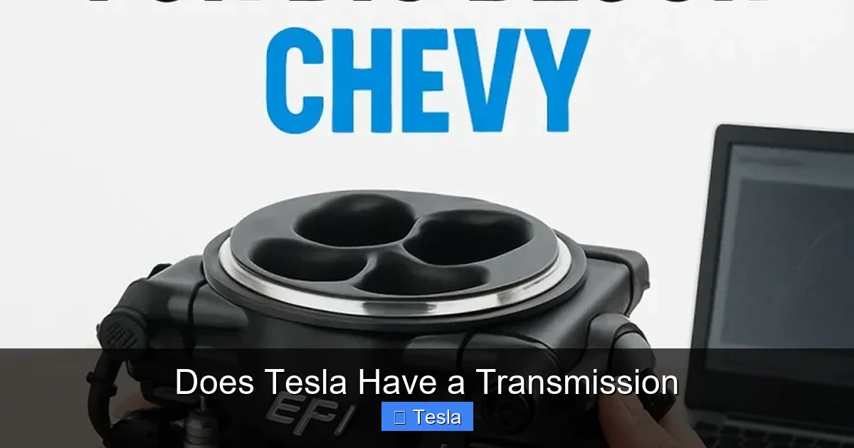 Does Tesla Have a Transmission