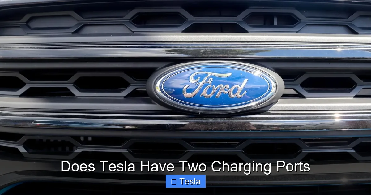 Does Tesla Have Two Charging Ports