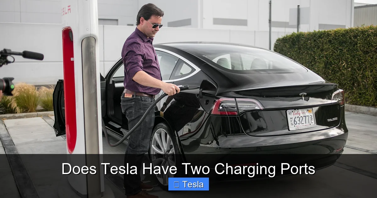 Does Tesla Have Two Charging Ports