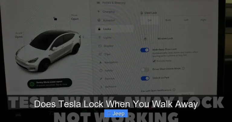 Does Tesla Lock When You Walk Away
