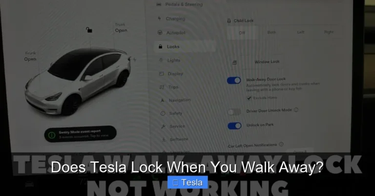 Does Tesla Lock When You Walk Away?