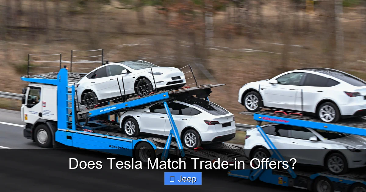 Does Tesla Match Trade-in Offers?