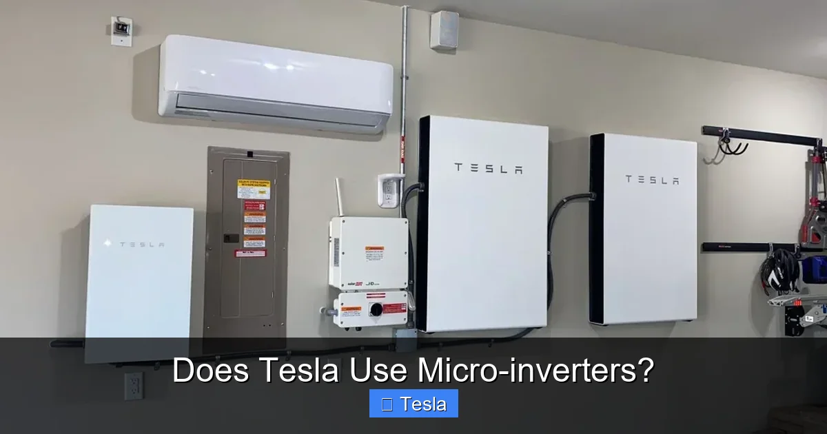 Does Tesla Use Micro-inverters?