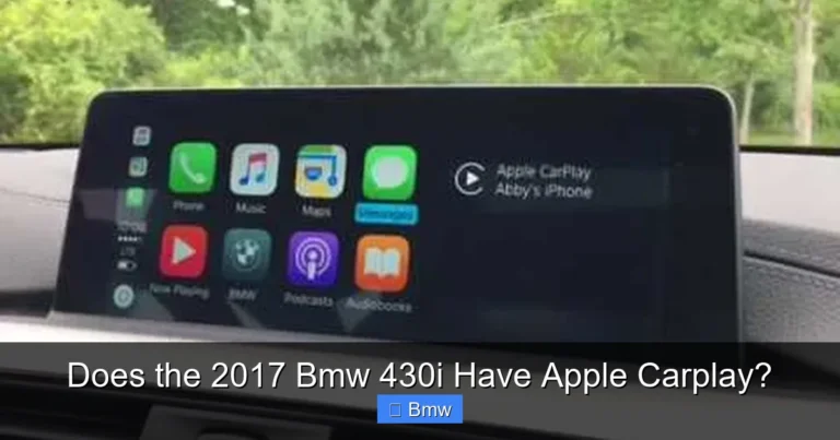 Does the 2017 Bmw 430i Have Apple Carplay?
