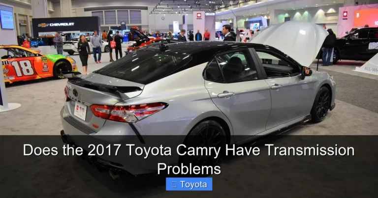 Does the 2017 Toyota Camry Have Transmission Problems