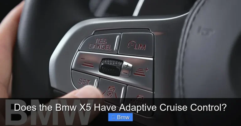 Does the Bmw X5 Have Adaptive Cruise Control?