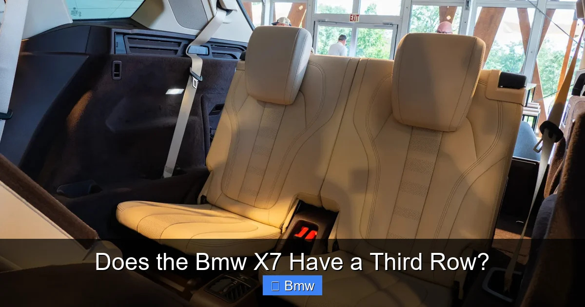Does the Bmw X7 Have a Third Row?