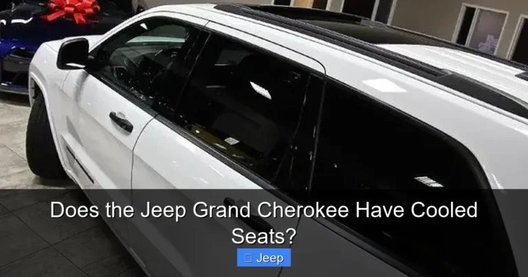 Does the Jeep Grand Cherokee Have Cooled Seats?