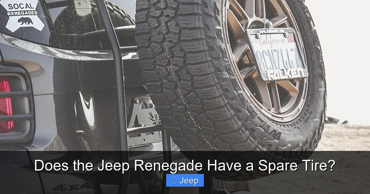 Does the Jeep Renegade Have a Spare Tire?