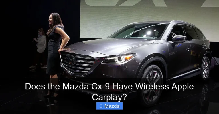 Does the Mazda Cx-9 Have Wireless Apple Carplay?