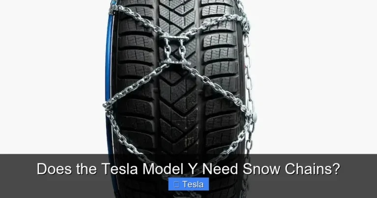Does the Tesla Model Y Need Snow Chains?