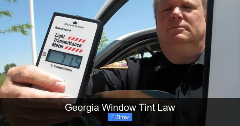 Georgia Window Tint Law
