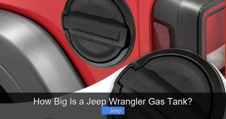How Big Is a Jeep Wrangler Gas Tank?