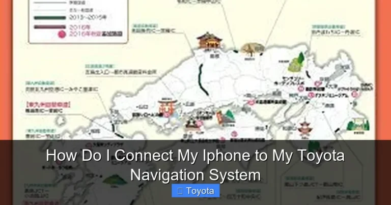 How Do I Connect My Iphone to My Toyota Navigation System