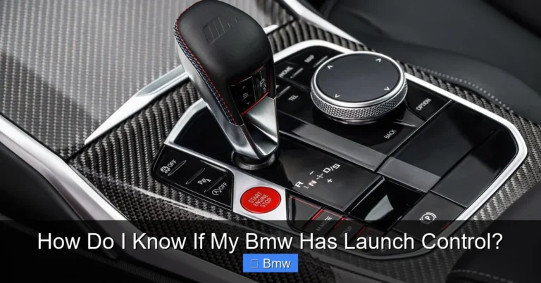 How Do I Know If My Bmw Has Launch Control?