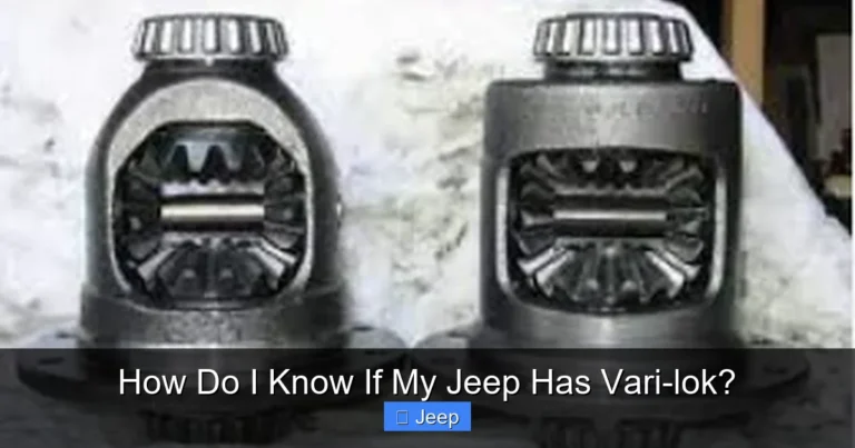 How Do I Know If My Jeep Has Vari-lok?