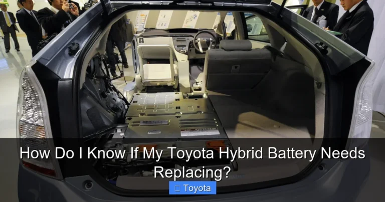 How Do I Know If My Toyota Hybrid Battery Needs Replacing?