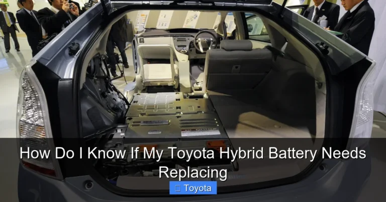 How Do I Know If My Toyota Hybrid Battery Needs Replacing