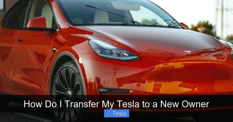 How Do I Transfer My Tesla to a New Owner