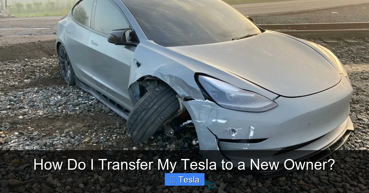 How Do I Transfer My Tesla to a New Owner?