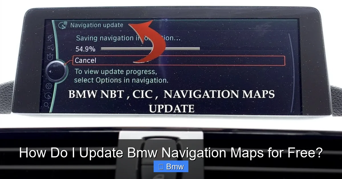 How Do I Update Bmw Navigation Maps for Free?