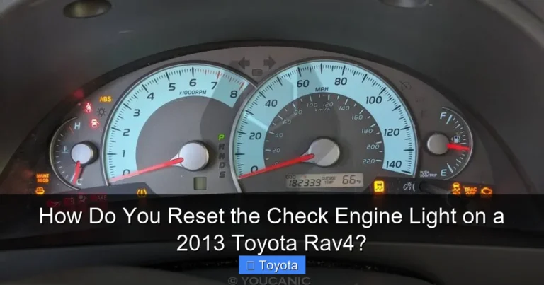 How Do You Reset the Check Engine Light on a 2013 Toyota Rav4?