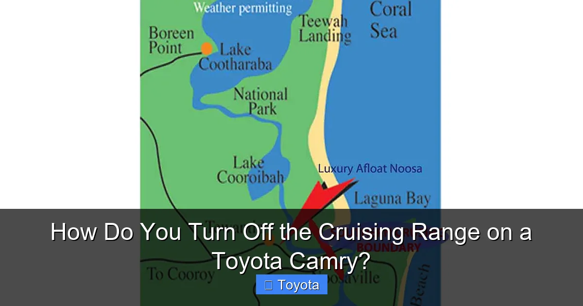 How Do You Turn Off the Cruising Range on a Toyota Camry?